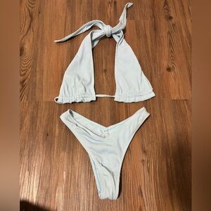 437 The Stella Bikini in baby blue